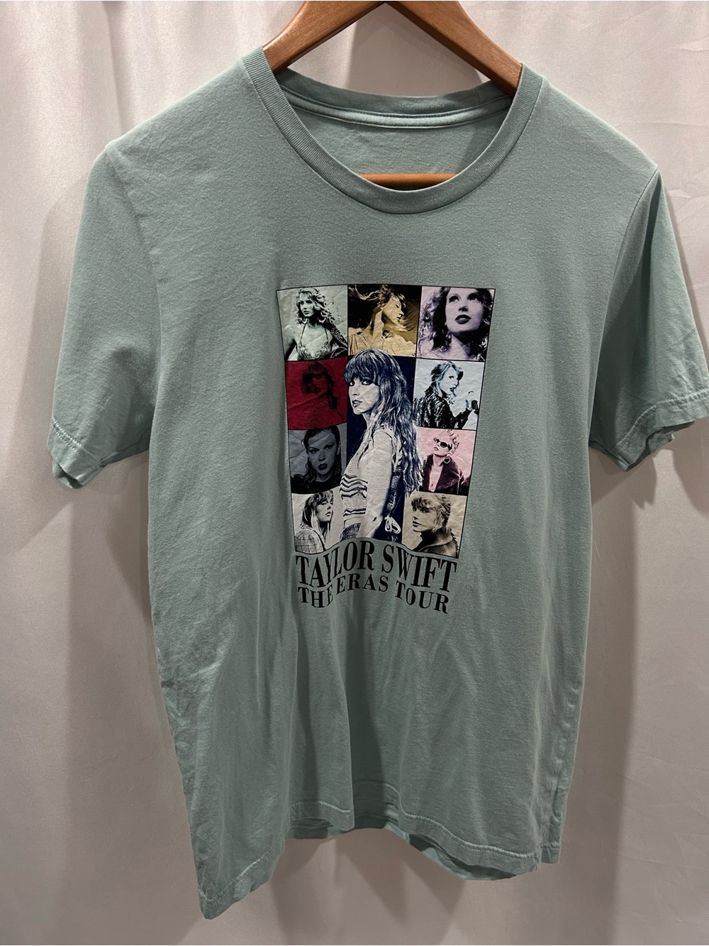 Taylor Swift Sage Green Eras Tour Collage Tee
